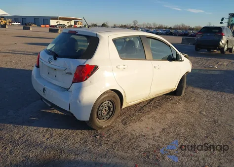 2015 Toyota Yaris L из США, поврежденный, VIN VNKKTUD30FA042187